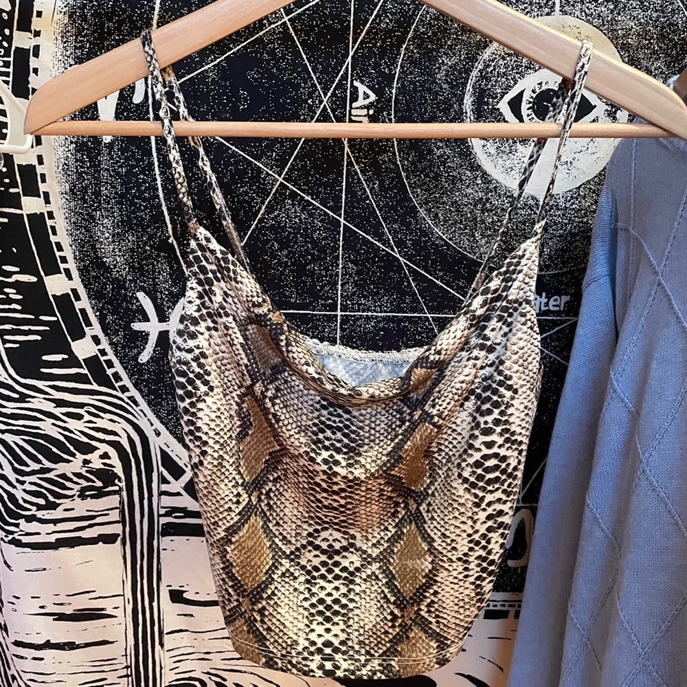 Pacsun snake pattern tank/cami top